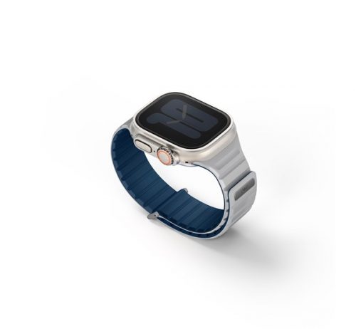 Uniq Revix Evo mágneses Apple Watch szíj, 49/45/44/42MM, kék