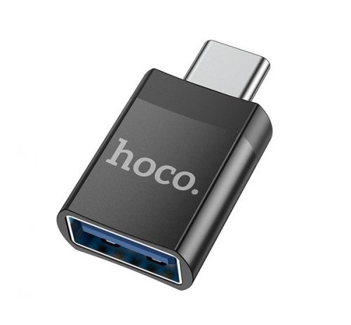 Hoco UA17  OTG adapter USB A - Type C, fekete