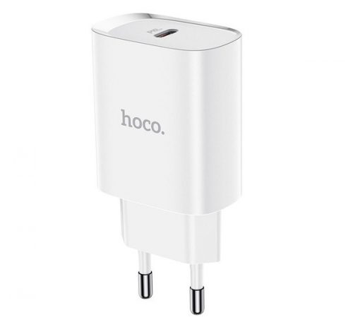 Hoco N14 hálózati tőltő adapter Type-C, PD, 20W, fehér