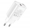 Hoco N14 hálózati tőltő adapter Type-C, PD, 20W, fehér