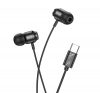 Hoco M122 Power vezetékes headset, Type C, fekete