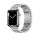 Forcell FA10 Apple Watch 42/44/45/49mm fém szíj, ezüst