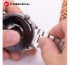 Forcell FS06 Samsung Watch 22mm fém szíj, ezüst