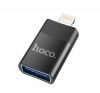 Hoco UA17 OTG adapter USB A- Lightning, fekete