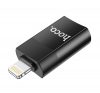 Hoco UA17 OTG adapter USB A- Lightning, fekete