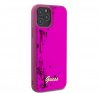 Guess Sequin Script Logo iPhone 12/12 Pro tok, magenta