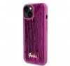 Guess Sequin Script Logo iPhone 13 tok, magenta