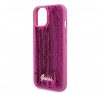 Guess Sequin Script Logo iPhone 13 tok, magenta