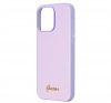 Guess PU Leather Iridescent Metal Script iPhone 15 Pro Max tok, lila