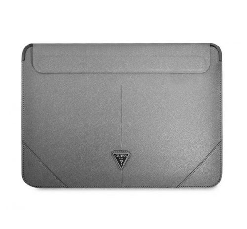 Guess Sleeve Saffiano Triangle Logo, GUCS14PSATLG 14" laptop tok, ezüst