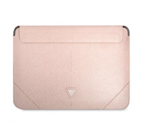 Guess Sleeve Saffiano Triangle Logo, GUCS16PSATLP 16" laptop tok, rózsaszín