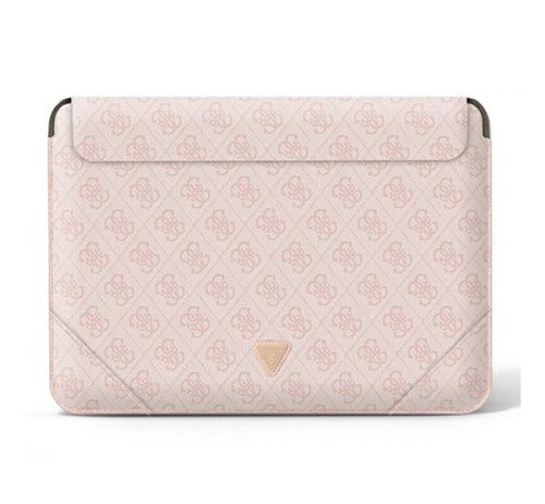 Guess Sleeve 4G Uptown Triangle Logo, GUCS16P4TP 16" laptop tok, rózsaszín