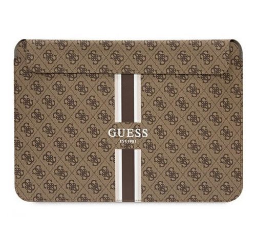 Guess Sleeve 4G Printed Stripes, GUCS16P4RPSW 16" laptop tok , barna 