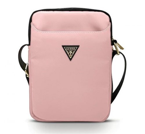 Guess Nylon Triangle Logo GUTB10NTMLLP 10" tablet táska, rózsaszín