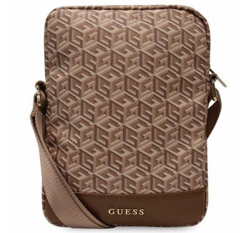 Guess GCube Stripe GUTB10HGCFSEW 10" tablet táska, barna 