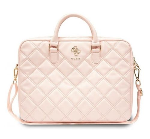 Guess Quilted 4G GUCB15ZPSQSSGP 16" tablet táska, rózsaszín 