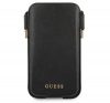 Guess Saffiano GUHCP12LSAPSBK 6,7" telefontartó táska, fekete