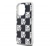 DKNY PC/TPU Checkered Pattern Apple iPhone 15 Pro tok, fekete