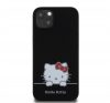 Hello Kitty Liquid Silicone Daydreaming Logo Apple iPhone 13 hátlap tok, fekete