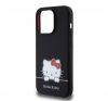 Hello Kitty Liquid Silicone Daydreaming Logo Apple iPhone 15 Pro hátlap tok, fekete