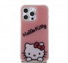 Hello Kitty IML Daydreaming Logo Apple iPhone 13 Pro hátlap tok, rózsaszín