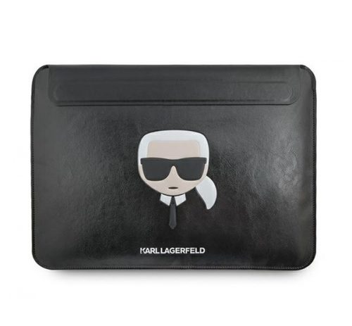 Karl Lagerfeld Sleeve Ikonik Karl's Head KLCS14KHBK 14" laptop tok, fekete