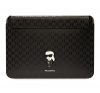 Karl Lagerfeld Sleeve Saffiano Monogram Ikonik KLCS14SAKHPKK 14" laptop tok, fekete