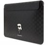 Karl Lagerfeld Sleeve Saffiano Monogram Ikonik KLCS14SAKHPKK 14" laptop tok, fekete