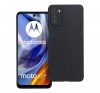 Matt Motorola E32 / E32S szilikon tok, fekete