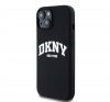 DKNY Liquid Silicone Arch Logo MagSafe iPhone 15 hátlap tok, fekete