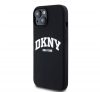 DKNY Liquid Silicone Arch Logo iPhone 11 Magsafe hátlap tok, fekete