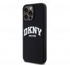 DKNY Liquid Silicone Arch Logo iPhone 12/12 Pro Magsafe hátlap tok, fekete