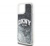 DKNY Liquid Glitter Big Logo Apple iPhone 15 Plus / 14 Plus hátlap tok, fekete, DKHCP15MLBNAEK