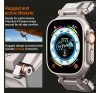 Spigen DuraPro Armor Apple Watch Ultra 2/1 49mm / 9/8/7 45mm / SE/6/5/4 44mm / 3/2/1 42mm óraszíj, fekete (AMP07591)