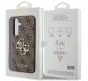 Guess 4G Big Metal Logo Samsung Galaxy A35 hátlap tok, barna, CSA354GMGBR 