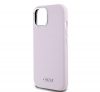 DKNY Liquid Silicone Small Metal Logo Apple iPhone 13 / 14 / 15 Magsafe hátlap tok, rózsaszín, DKHMP14SSMCHLP