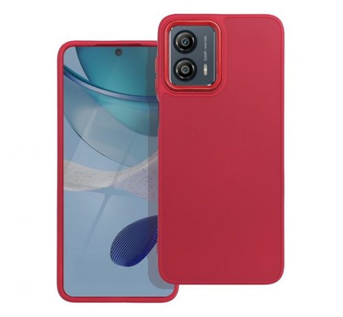 Frame Motorola G53 / G13 közepesen ütésálló tok kameravédő kerettel, magenta