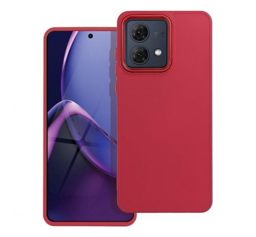 Frame Motorola G84 közepesen ütésálló tok kameravédő kerettel, magenta