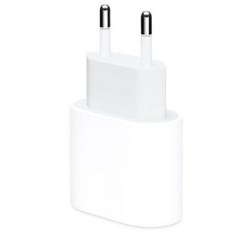 Hálózati töltő adapter gyorstöltő Type-C, PD, 20W, fehér