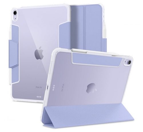 Apple iPad Air (2020 / 2022) / iPad Air 11 (2024), mappa tok, légpárnás sarok, közepesen ütésálló tok tartóval