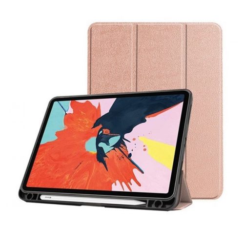 Apple iPad Air (2020 / 2022) / iPad Air 11 (2024), mappa toktok tartóval, Smart Case, vörösarany