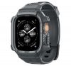 Spigen Rugged Armor Pro Apple Watch Ultra 2/1 (49mm) tok/szíj, sötétszürke