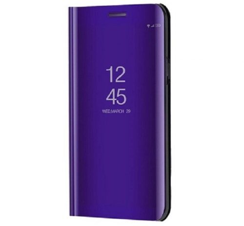 Huawei Honor 90 Lite, Oldalra nyíló tok, hívás mutatóval, Smart View Cover, lila (utángyártott)