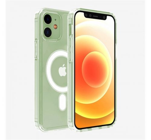 Cellect Apple iPhone 14 TPU+PC mágneses szilikon tok, átlátszó