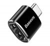 Baseus USB-USB Type-C 2.4A adapter, fekete