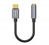 Baseus L54 USB Type-C audioadapter + 3,5 mm-es mini jack csatlakozó, szürke