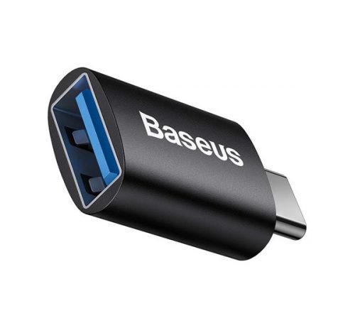 Baseus Ingenuity USB Type-C-USB-A OTG adapter, fekete