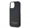 Karl Lagerfeld Grained PU Hotel RSG iPhone 13 hátlap tok, fekete