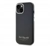 Karl Lagerfeld Grained PU Hotel RSG iPhone 14 hátlap tok, fekete