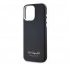 Karl Lagerfeld Grained PU Hotel RSG iPhone 15 Pro hátlap tok, fekete